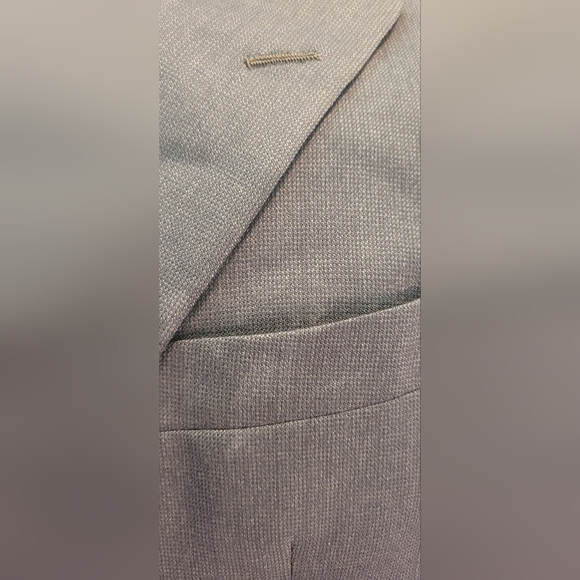 Men's Hickey Freeman 100% Wool Boardroom Jacket Size 42L Dark Charcoal Gray NICE - Picture 10 of 14